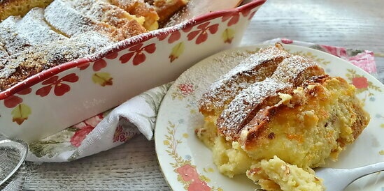 Budino di pane britannico