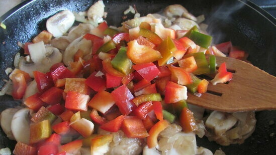 Burrito con verdure