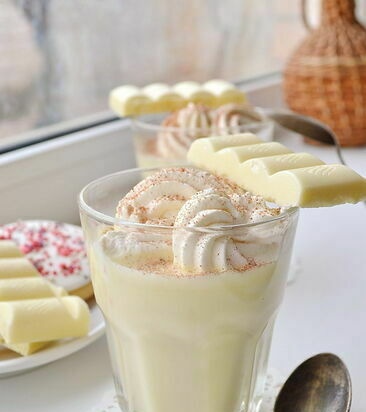 Egg Nog with white chocolate