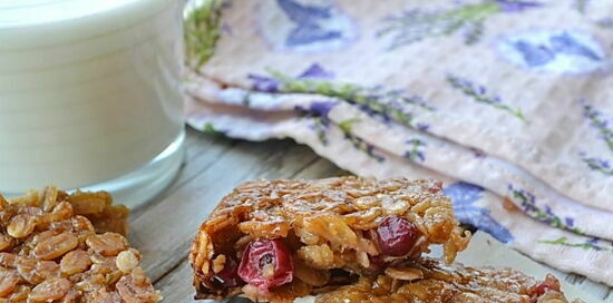 Flapjack con arándanos