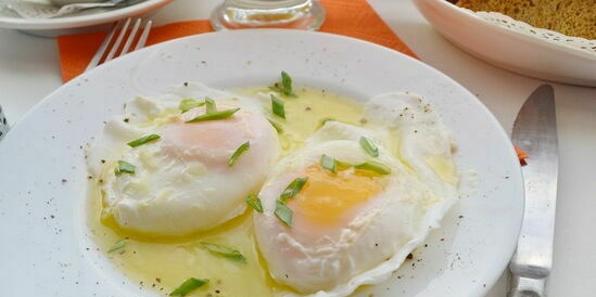 Bide bi may - egg i vann