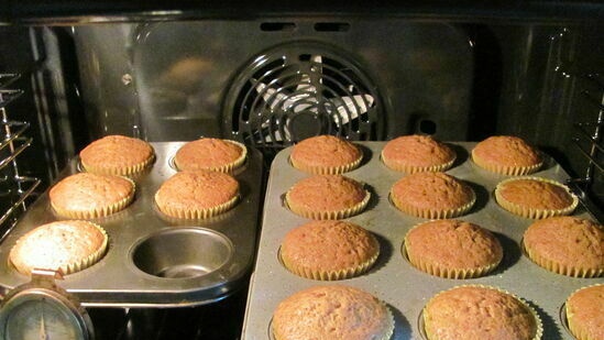 Cupcakes con tè nero e crema al miele