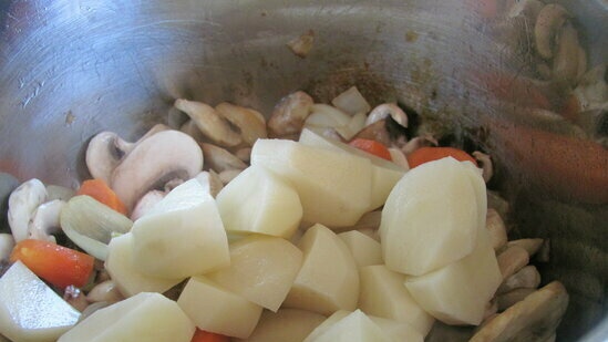 Magert champignon og spinatkremsuppe