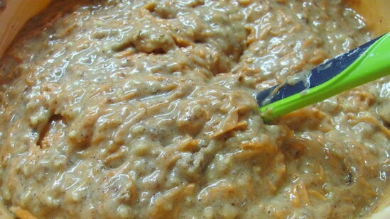 Pastel de zanahoria y naranja