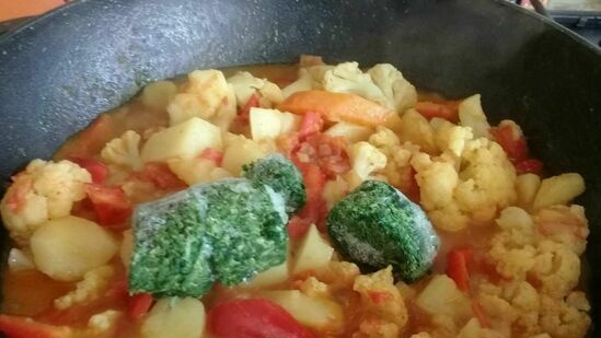 Curry vegetal