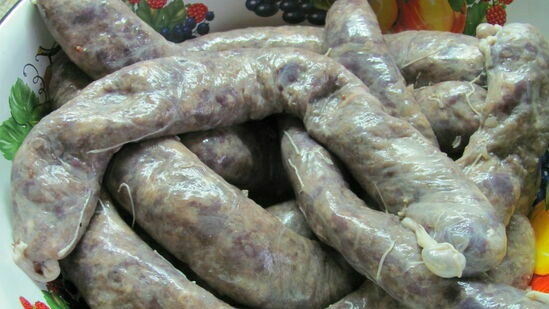 Salsiccia di fegato con grano saraceno