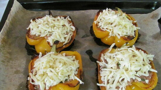 Stuffed peppers in Italian