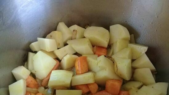 Sopa cremosa de bròquil i coliflor magra