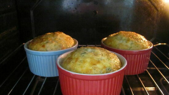 Soufflé de salmón