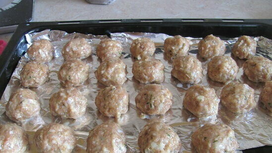 Chicken Meatballs with Cajun Mix