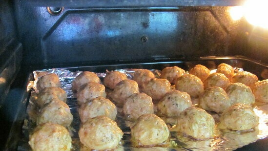 Chicken Meatballs with Cajun Mix