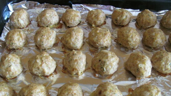 Chicken Meatballs with Cajun Mix