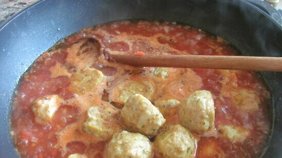 Chicken Meatballs with Cajun Mix