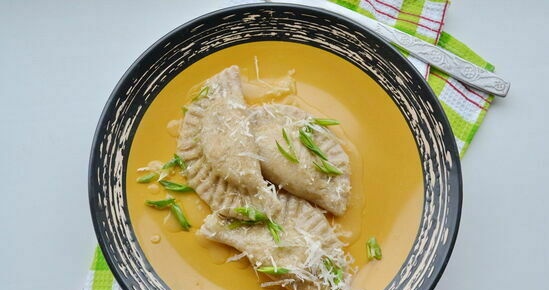 Tyrolean dumplings Schlutzkrapfen (Tiroler Schlutzkrapfen)