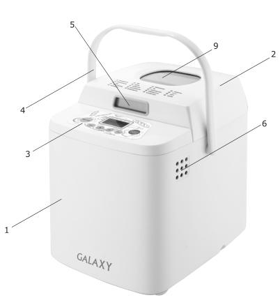 Хлебопекарка Galaxy GL2701