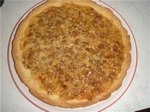 Pie with nuts and condensed milk