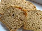 Wheat-rye bread with milk thistle and cucumber sourdough