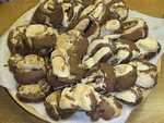 Biscotti a spirale al cioccolato