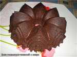 Chocolate-poppy cake in the microwave