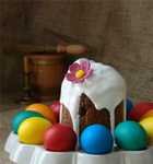 Easter cake on yolks