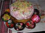 Easter cake with dried apricots