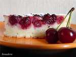 Cherry sponge cake