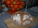 Pane di segale soda tedesco con cumino - versione dietetica