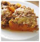 Pumpkin with minced meat and tomato sauce