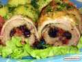 Pork rolls with prunes