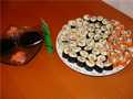 Homemade sushi