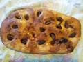 Focaccia with garlic and sourdough rosemary