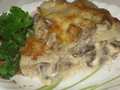 Cabbage with mushroom sauce