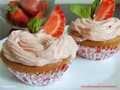 Strawberry cupcakes