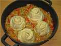 Manty Roses on a vegetable pillow