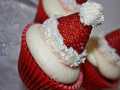 Cupcakes Sombreros De Santa Claus