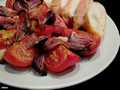 Baked tomato salad