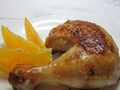 Chicken in apple-orange marinade