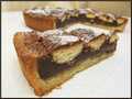 Pastel de chocolate y nueces