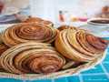 Zebra buns with chocolate layer