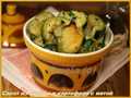 Zucchini and potato salad with mint