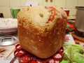 Australian vegetable bread in a bread maker