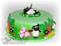 Shaun the Sheep cake (master class)