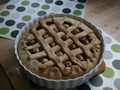 Pastel de tigranina con frutos rojos