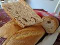 Baguettes with three kinds of flour