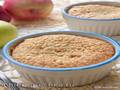 Apple almond pudding