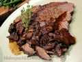 Beef brisket in balsamic sauce