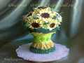 Torta Bouquet di girasoli