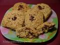 Oatmeal coffee-chocolate cookies