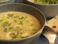 Fish soup with shrimps (Dobrynya soupovar)