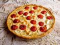 Feta and cherry tomato pie